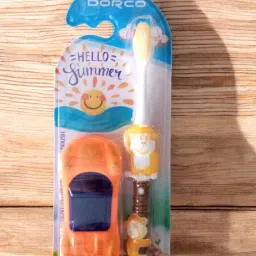 Soft Gentle Kids Toothbrush with Interactive Car Toy for Fun Ultra Soft Toothbrush-image-19