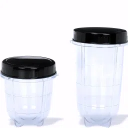 altrr Multipurpose Bullet Jar Set 550ml 340ml for Mixer Grinder Use Mixer Juicer Jar image 2