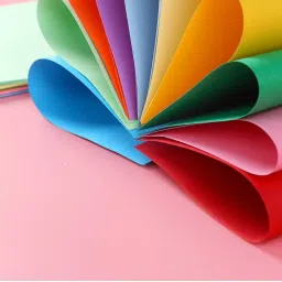neel 100 pcs A4 Size Color Sheets (10 Sheets Each Color) /Art and Craft Paper Double (Length -27.5 cm Width - 20.3 cm) Sided Coloured Folding DIY Craft Smooth Finish Home, School, Office Stationery 80 gsm Multipurpose Paper image 3