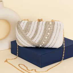 Party White Clutch-image-8