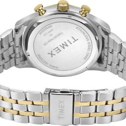 timex Chronograph Dual Time Silver Dial Analog Watch - For Men TWEG17609 image 5