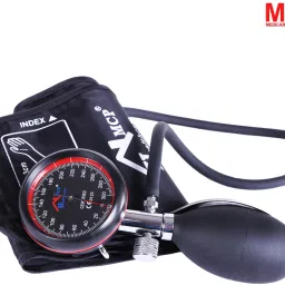 MCP Healthcare Professional Manual BP Monitor Palm Type Aneroid Sphygmomanometer Latex Free Sphygmomanometer with Latex-Free Cuff – BP Monitor for Accurate Readings Bp Monitor image 2