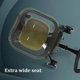 ditcafos 360 Degree Rotation, Foldable Baby Stroller Non-Slip Comfortable Design Stroller image 2