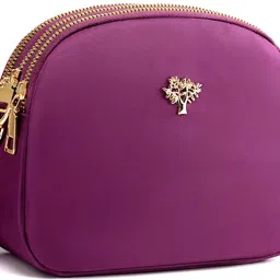 Purple Women Sling Bag Stylish Trendy Waterproof Casual-image-0