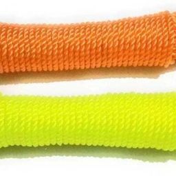 orange or Yellow cloth drayer Rope cloth hanging /drying/ Rope rassi pack of 2 Orange, Yellow, Multicolor-14