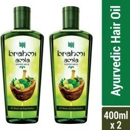 Brahmi Amla Hair Oil | Ayurvedic Hair Oil 400mlx2ps Hair Oil-image-2