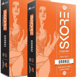 Orange Flavored Condom 2 pack(20pcs) Condom-13