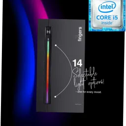 Grand Cell Gaming Computer - Intel Core i5-2400 [4 Cores, 4 Threads] | RGB-Flow C2 [NHB] Core i5-2400 [6MB Cache, Up to 3.40 GHz] (8 GB RAM/Intel® HD Graphics/1024 GB Hard Disk/256 GB SSD Capacity/Windows 11 Pro/1 GB Graphics Memory) Mid Tower with MS Office-10