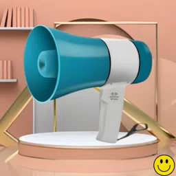 Handheld Megaphone with Siren, Microphone & Rechargeable for Outdoor EventsB72 Megaphone Portable Megaphone Siren Loudspeaker Function &Long Battery BackupE72 Outdoor PA System-36