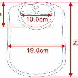 pank-smith Waterproof Bibs/Apron for Babies Randam Print with Super Soft Cotton, Daily Use, Elegant, Multicolor pack of 2 image 5