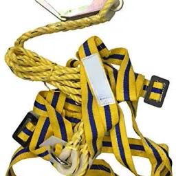 Polypropylene Nylon Full Body Safety Belt (Single Hook & Single Rope Belt Belt Harness-27