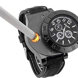 chg USB Rechargeable Cigarette Cigar Lighter Watch Novelty Cool Lighter flameless Pocket Lighter-picture-6