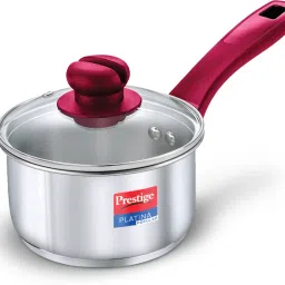 Platina Popular Sauce Pan 18 cm diameter with Lid 2 L capacity-5