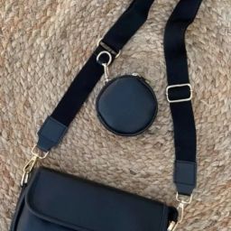 Women Black Hand-held Bag-image-4