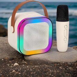 Saibaba Insulators F97_K12 Kids' Mini Karaoke Machine: Bluetooth Speaker with Wireless Mic 5 W Bluetooth Speaker-image-129