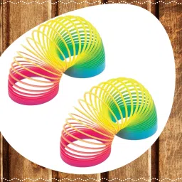 Rainbow Spring Magic Spring Gag Toy for kids (Packof 2pcs)-L83 Slinky Magic Spring Gag Toy-4