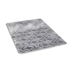 Aura Grey 2 Pcs Microfiber Anti Slip Doormats-picture-51