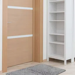 Aura Bano Grey Anti Skid Doormat-33