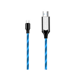 Macmerise Illume Type A to Lightning 3.3 Feet (1M) Cable (LED Light Flow, Blue)-19