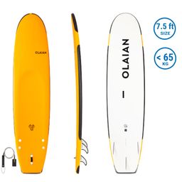 Foam SURFBOARD 100 7'5_QUOTE_ 80 with 3 fins-image-49