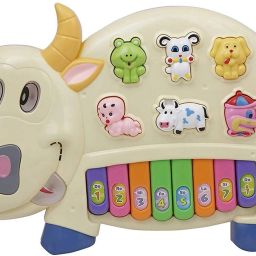 Musical Learning C0W Shape Piano Play Toy With Light & Sound-11