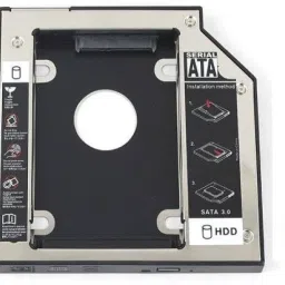 techut 12.7mm Universal 2nd Hard Drive Bay Second Sata Caddy for CD/DVD-ROM - Expand your data storage on your Laptop /Macbook PRO 2.5 inch 2.5 inch internal hard drive enclosure-24