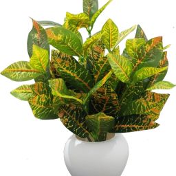 Big Croton Plants, Best for Home Office or Gift with Pot Bonsai Artificial Plantwith Pot-17