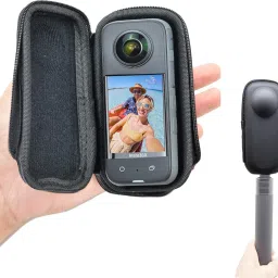 TECHYSPOT Hard Carrying Bag Case for Insta360 ONE X, X2, X3 - Double Layer Lens ProtectionCamera Bag image 4