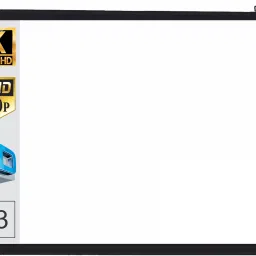 Technolite Universal 100 Inches Diagonal Length 4:3 Aspect Ratio, 7 Feet x 5 Feet Universal Map Type Projection Screen Projector Screen (Width 205 cm x 153 cm Height) image 4