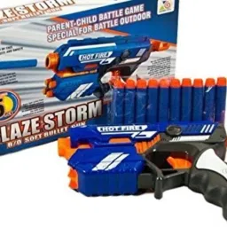 aarna Manual Soft Bullet Shooting Pistol Toy Guns & Darts image 3