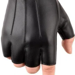 PULeather Glove for Men Women.(color-Black) Riding Gloves-image-59