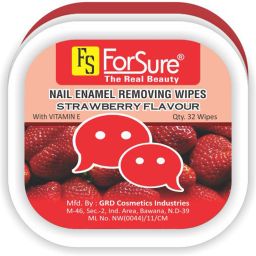 Strawberry Flavour Nail Polish Removing Wipes-81