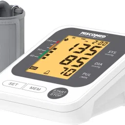 NISCOMED PW-215 Fully Automatic Portable Digital Blood Pressure Monitoring Machine Large LCD Display with Intellisense Technology For Most Accurate Measurement Bp Monitor-6