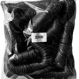 verena 35 MM Spiral Binding Black Heavy Quality Plastic Spiral Ring/Coil/Loop Manual Ring Binder-18