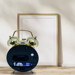 primestyle Analog Golden Clock image 4