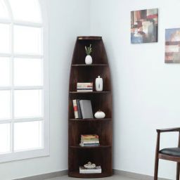 woodsworth from pepperfry Hadden Sheesham Wood Bookshelf In Provincial Teak Finish-picture-39