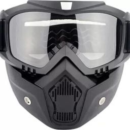 6 BIKE HELMET GOGGLES WITH MAKS WHITE 200 Full Face Mask Goggles Bike Off-Road Racing Glasses Blowtorch Safety Goggle Blowtorch Safety Goggle-image-13