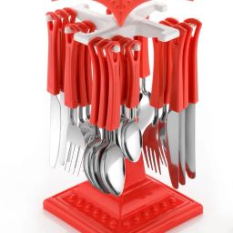 SWASTIK PRO CUTLERY Stainless Steel, Plastic Cutlery Set-image-64
