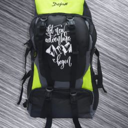 Trendy Rucksack for Adventure Travel Hiking with Shoe Compartment / Laptop Compartment - 55 Liters ( Neon Green ) Rucksack - 55 L-image-40