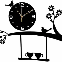 mysticoal Analog 30 cm X 30 cm Wall Clock image 2