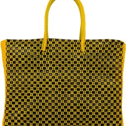 Handmade Strong Washable Multipurpose Plastic Wire Grocery Bag, Large,35 L x 25 Hx 10 W Grocery Bag-image-34