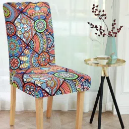 Polyester Floral 1 Seater Chair Cover-image-89