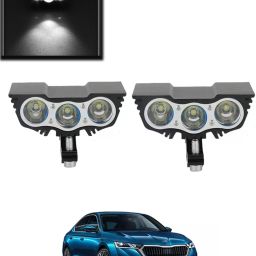 12V White Waterproof Eagle Eye LED Fog Light For Car-198 Fog Lamp Car LED for Skoda (12 V, 55 W)-image-106