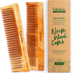 Neem Wooden Comb | Detangling, Frizz Control & Shine | Graduated & Wide Tooth-image-21