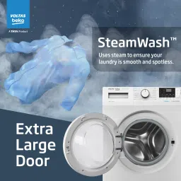 voltas beko by a tata product 7 kg Fully Automatic Front Load with In-built Heater White image 3