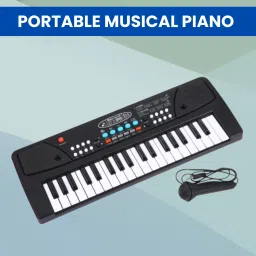 (Piano Keyboard) with Mic/37 Keys 8Rhythms, 8Tones, Portable Electronic ToyW126 (Piano Keyboard) with Mic/37 Keys 8Rhythms, 8Tones, Portable Electronic ToyW126 Analog Portable Keyboard-17