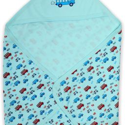 Printed Crib Hooded Baby Blanket forMild Winter-image-97