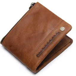contacts Men Beige Genuine Leather RFID Wallet - Regular Size-picture-2