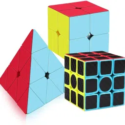 2x2 Cube,Pyraminx Pyramid Triangle High Speed N 3x3x3 Sticker-ed Cube-11