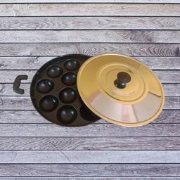 hriday PP-ALUMNM-Paniarakkal-7822 Paniarakkal with Lid 1 L capacity 24 cm diameter-picture-44